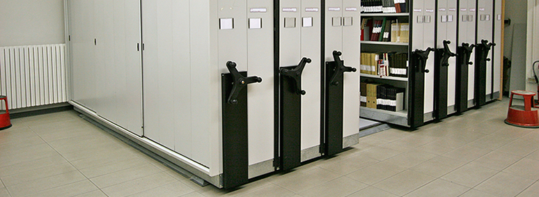 Archival moving racks